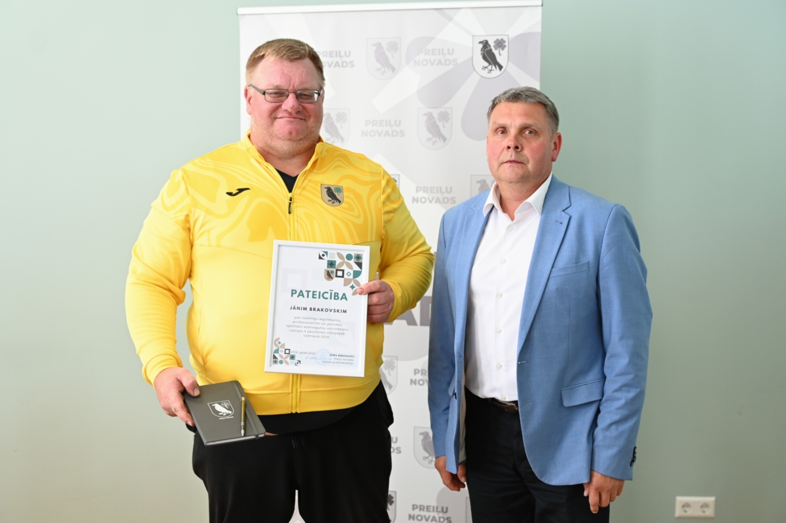 Pašvaldībā tika sveikti Latvijas X Jaunatnes olimpiādes Valmierā laureāti, dalībnieki un viņu treneri
