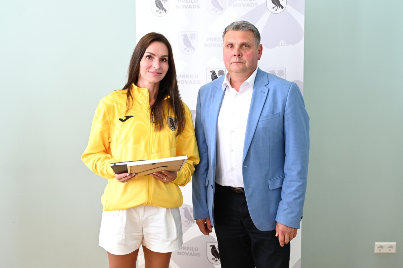 Pašvaldībā tika sveikti Latvijas X Jaunatnes olimpiādes Valmierā laureāti, dalībnieki un viņu treneri