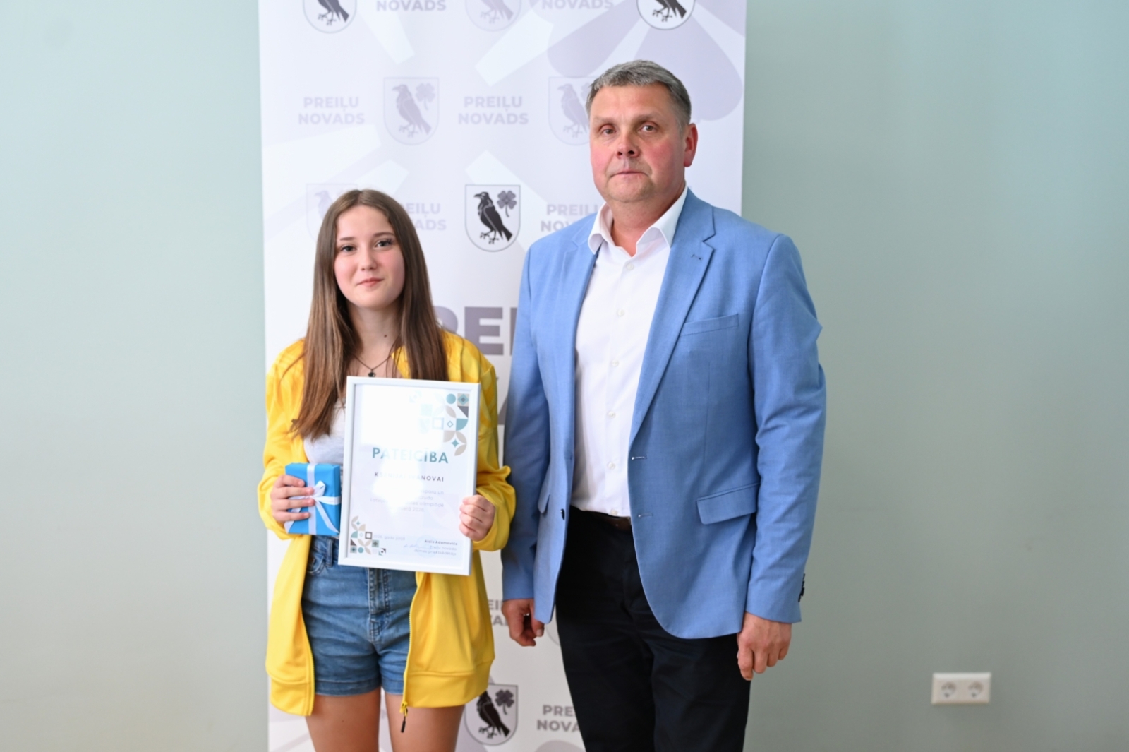Pašvaldībā tika sveikti Latvijas X Jaunatnes olimpiādes Valmierā laureāti, dalībnieki un viņu treneri