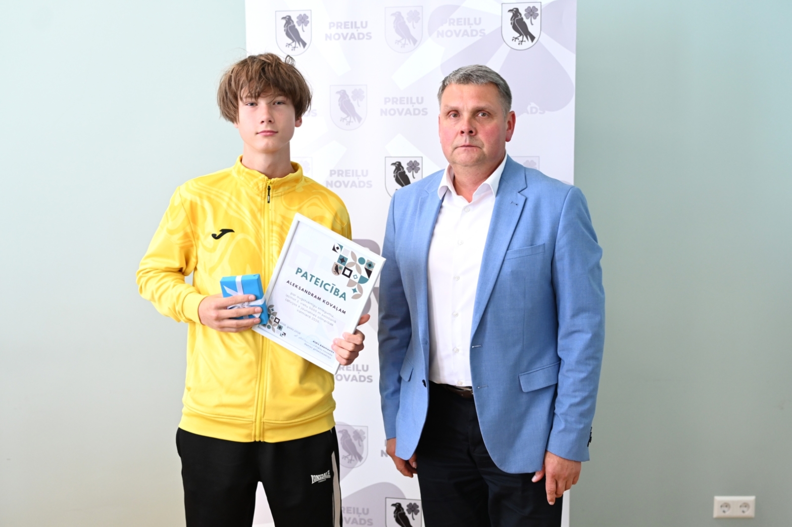 Pašvaldībā tika sveikti Latvijas X Jaunatnes olimpiādes Valmierā laureāti, dalībnieki un viņu treneri