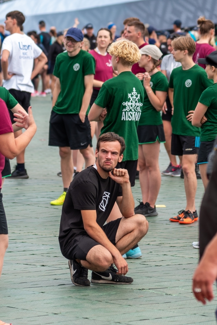 Dziesmu un deju svētku deju lieluzveduma „Mūžīgais dzinējs” mēģinājums
