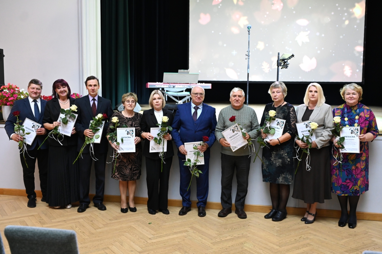 Skolotāju diena godināti Preiļu novada pedagogi