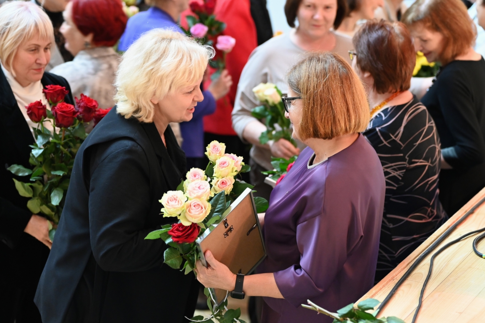 Skolotāju diena godināti Preiļu novada pedagogi