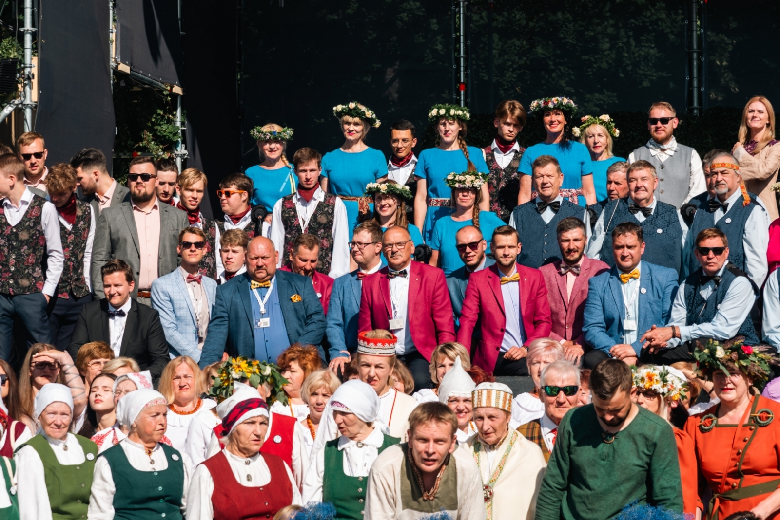 Vokālo ansambļu sadziedāšanās Esplanādē un Vecrīgā - Stabulnieku vīru ansamblis