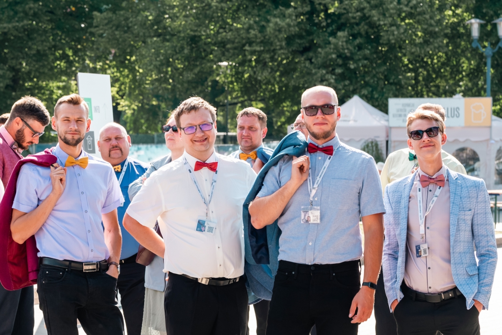 Vokālo ansambļu sadziedāšanās Esplanādē un Vecrīgā - Stabulnieku vīru ansamblis