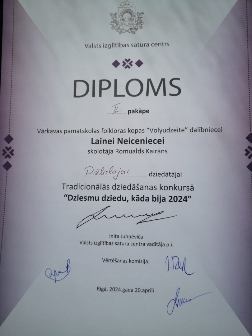 Pulkā eimu, pulkā teku 2024” konkursu fināli tradicionālajā dziedāšanā un dejošanā ir noslēgušies