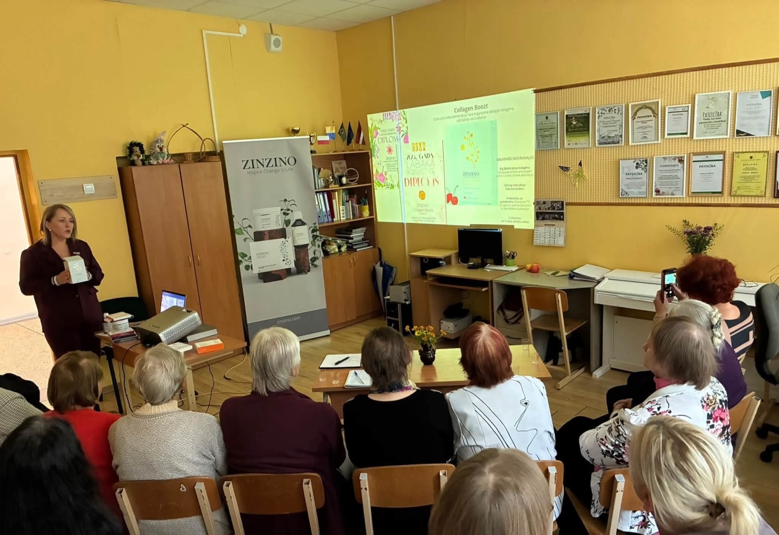 Seniori tikās pasākumā “Kā dzīvot ilgāk un justies labāk!”