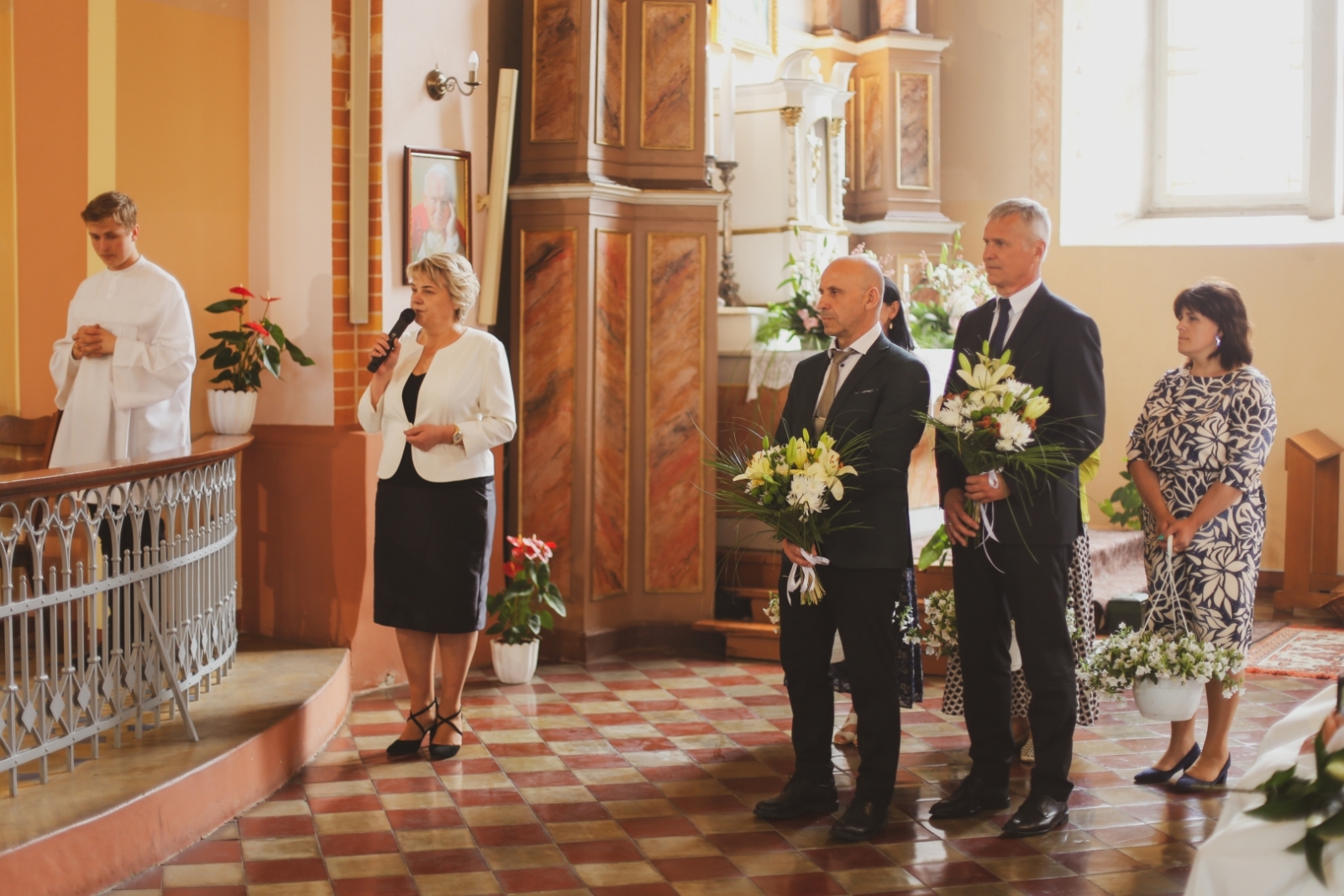 Vidsmuižas Svētā Gara Romas katoļu baznīcu apmeklē bīskaps Jānis Bulis