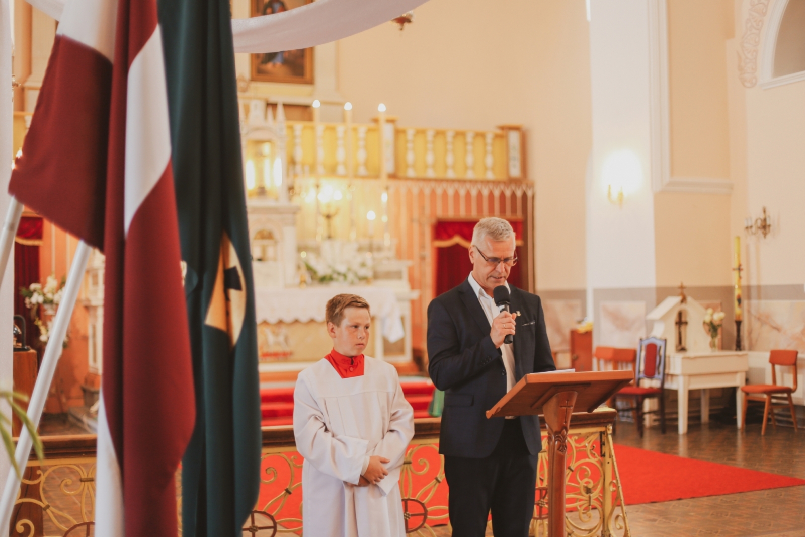 Preiļu Romas katoļu baznīcā Svētku dievkalpojums