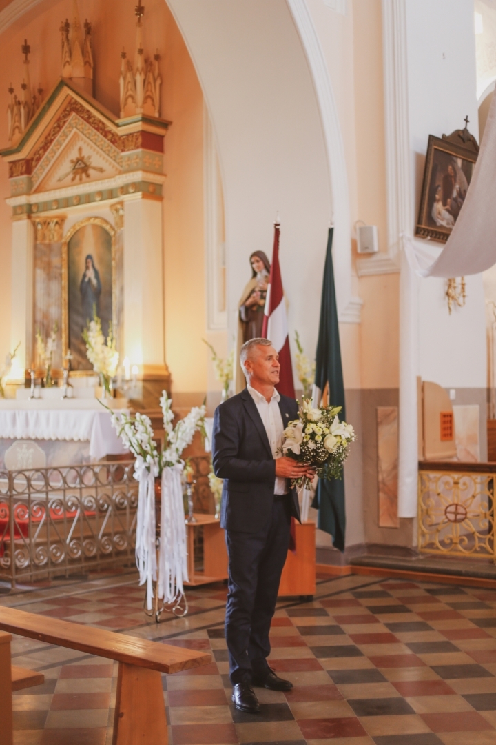 Preiļu Romas katoļu baznīcā Svētku dievkalpojums