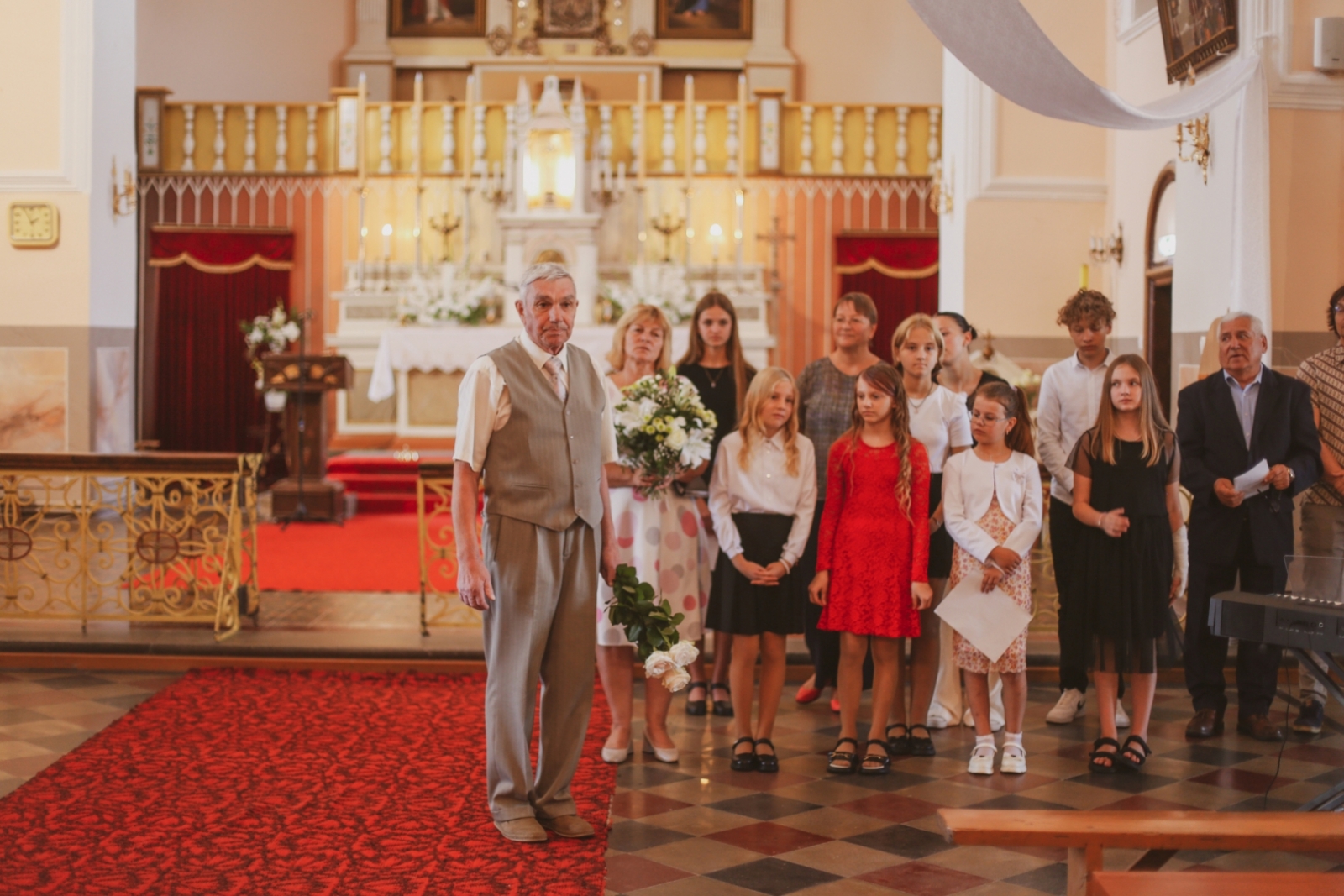 Preiļu Romas katoļu baznīcā Svētku dievkalpojums