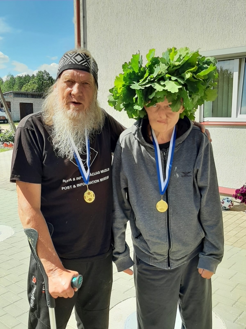 SAC "Aglona" klienti piedalās "Seni Cup" mini futbola turnīrā cilvēkiem ar īpašām vajadzībām