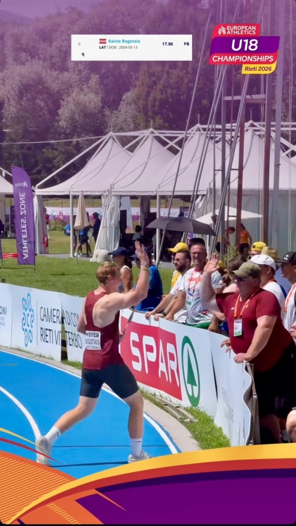 Raivim Bogotajam augsts sasniegums Eiropas U18 čempionātā