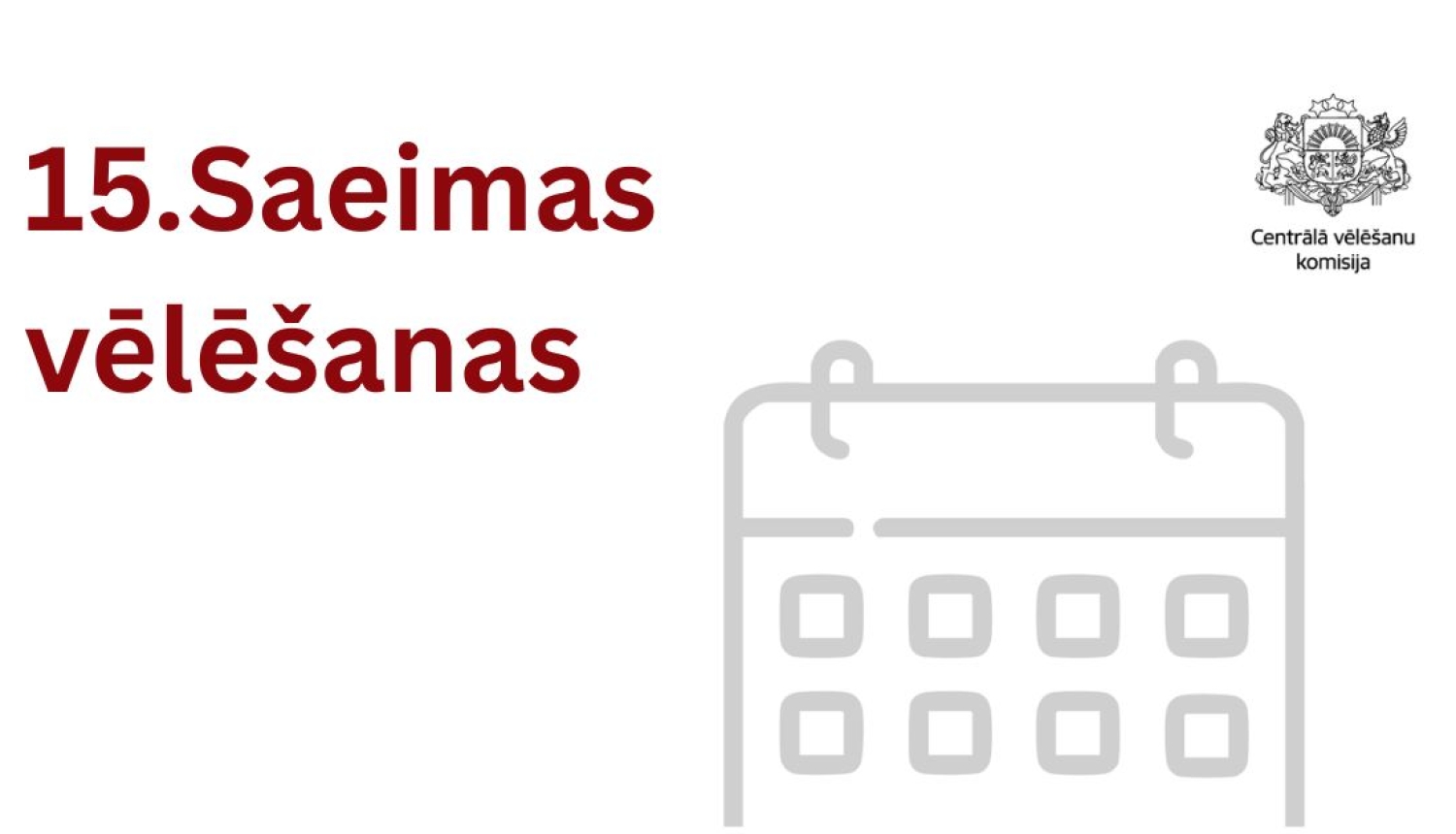 3. oktobrī notiks 15. Saeimas vēlēšanas - kas jāzina vēlētājam?