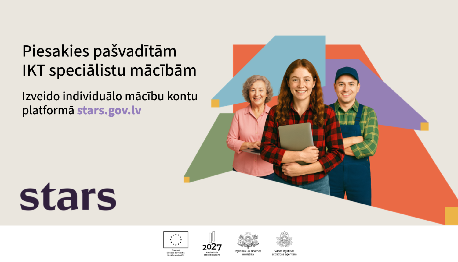 Jaunums platformā STARS: atvērta pieteikšanās pašvadītām IKT speciālistu mācībām