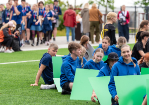XIII Latvijas Skolu jaunatnes dziesmu un deju svētki: Folkloras kopu programma „Dindaru, dandaru – re, kā varu” un Deju lielkoncerta "Es atvēru Laimas dārzu" mēģinājums