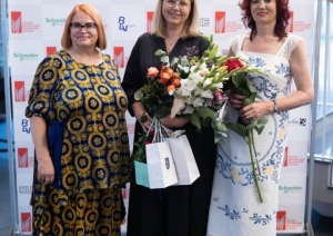 Pašvaldības Attīstības, investīciju un inženiertehniskās daļas vadītāja Iveta Piziča ieguvusi apbalvojumu par apjomīgu ieguldījumu būvniecības veicināšanā