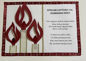 SAC “Rušona” svin Latvijas Republikas Proklamēšanas 104. gadadienu