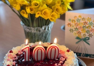 Helēna Pokšāne svin 100 gadu jubileju