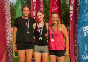 Preiļu novada BJSS audzēkņiem septiņas medaļas Latvijas čempionātā U-18, U-20 un labots Preiļu novada rekords šķēpa mešanā sievietēm