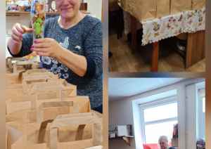 Biedrība “Vārkavas novada pensionāri” ar sirsnīgu labdarības pasākumu “Eņģeļu pieskāriens” ievadīja Adventes laiku