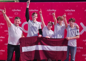 Ar vēsturiskiem panākumiem PRK komanda piedalās “Robotex 2025”