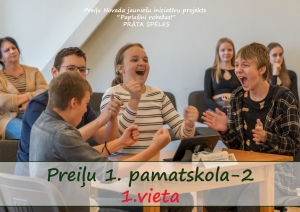 Īstenots jauniešu iniciatīvas projekts “Prāta spēles”