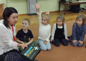 Preiļu PII “Pasaciņa” piedalījās nodarbībā “Drošības ekspedīcija”