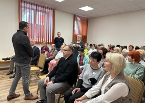 Preiļu novadā viesojās veselības ministrs Hosams Abu Meri