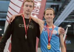 Aizvadīts Latvijas čempionāts soļošanā telpās