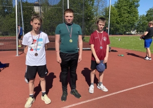 Aizvadītas Preiļu novada BJSS sacensības vieglatlētikas mešanas 3-cīņā U-14, U-16 un U-18/20