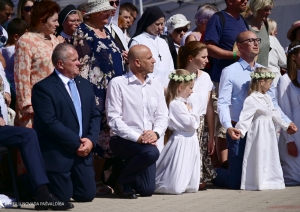 Aglonā aizvadītas Vissvētākās Jaunavas Marijas debesīs uzņemšanas svinības