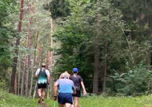 Aglonas ātrsoļotāji izcili aizvadīja 5. posmu Latvijas čempionātā nūjošanā un 4. posmu iešanas sacensībās 2025