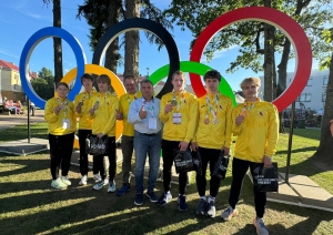 Preiļu novada jauniešu starti Latvijas X Jaunatnes olimpiādē