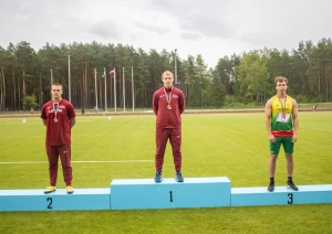 Raivis Bogotais kļūst par Baltijas U18 čempionu lodes grūšanā