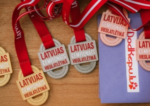Preiļu novada BJSS vieglatlētu starti Latvijas čempionātā krosā