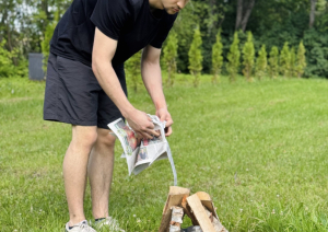 Jauniešu pikniks Riebiņu parkā