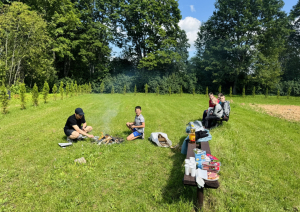 Jauniešu pikniks Riebiņu parkā