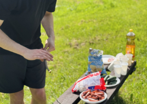 Jauniešu pikniks Riebiņu parkā