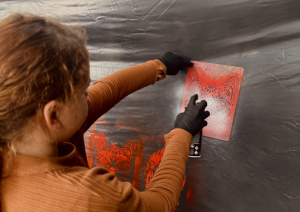 Graffiti darbnīca jauniešiem Riebiņos