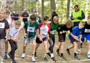 Latvijas Skolēnu 79. spartakiāde rudens krosa stafetēs Preiļos