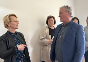 Projekta "Risinājumi pārtikas atkritumu samazināšanai skolu ēdnīcās" (projekta Nr. CB0600301) ietvaros projekta partneri no Igaunijas un Zviedrijas tiekas ar Preiļu novada pilotskolām un izglītības un zinātnes ministri Daci Melbārdi