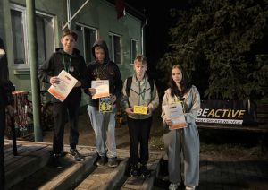 Riebiņos aizvadītas 7. nakts foto orientēšanās sacensības jauniešiem