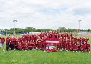 Preiļu novada BJSS vieglatlēti startē Baltijas komandu sacensībās U-16 un U-18
