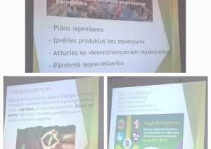 Nodarbības “Kā samazināt atkritumu daudzumu mājsaimniecībā” foto galerija