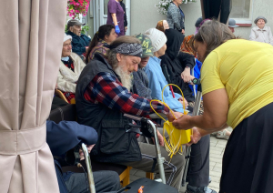 SAC "Aglona" ar koncertu viesojās Galēnu pamatskolas 7.-9. klašu tautas deju kolektīva bērni