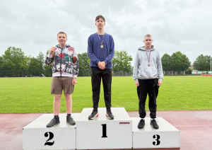 Norisinājās Preiļu novada BJSS sacensības vieglatlētikas mešanas 3-cīņā U-14, U-16 un U-18/20