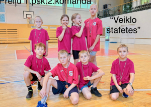 Skolu sacensības “VEIKLO STAFETES” Galēnos