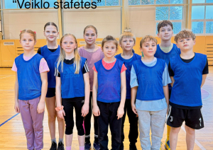 Skolu sacensības “VEIKLO STAFETES” Galēnos