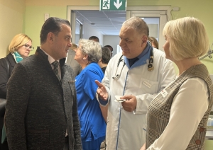 Preiļu novadā viesojās veselības ministrs Hosams Abu Meri